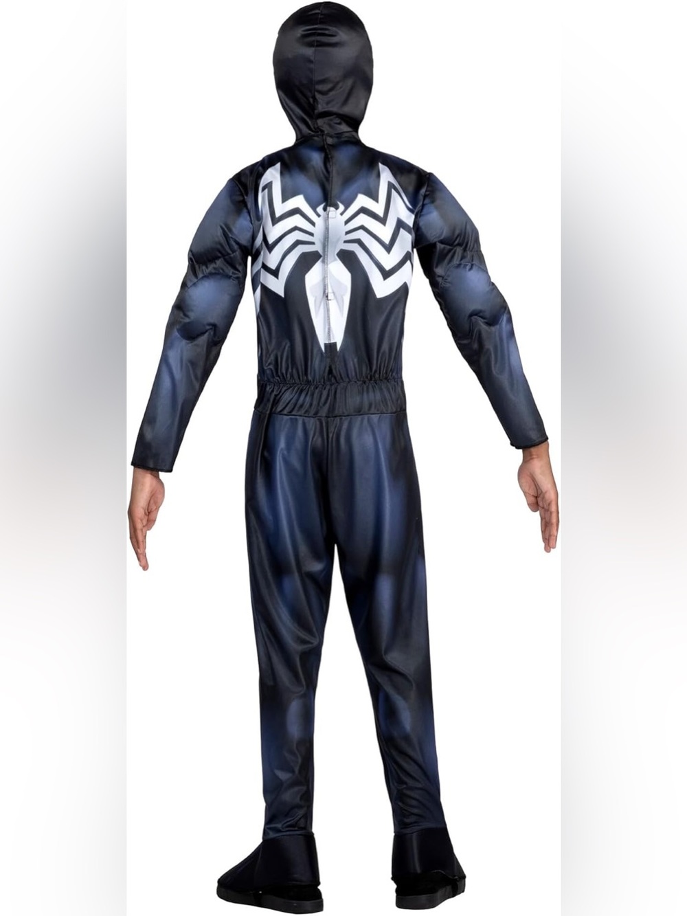 Jazwares Marvel Venom Child Costume Padded Muscles Jumpsuit Mask Small (4/7) - Picture 2 of 16